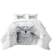 Royal Owl Drawing Coverlet