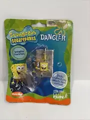 2001 SPONGEBOB SQUAREPANTS DANGLER- STICKS TO ALMOST ANY SMOOTH,HARD SURFACE!