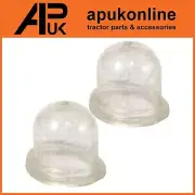 2x Fuel Petrol 2 Stroke Primer Bulb 19mm for Various Brush Cutter Lawn Mower
