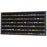 DisplayGifts Hot HO Scale Gauge Train Display Case Rack 1/64 - 1/43 Diecast M...