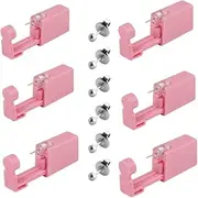 [FUNNTY] Ear Piercing Kit, 6Pcs Self Ear Piercing Gun Kit, Nose Piercing Tools with Stud Earrings for Home Salon Piercing, Portable Piercing Kit Household Body Piercing Tools with Studs for Men Women