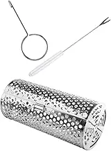 WATIIFUFU Rotating Bbq Cage Rolling Grilling Basket Wire Mesh Bbq Rack Barbecue Grill Basket