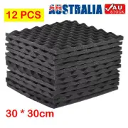 12PCS DIY Studio Acoustic Foam Sound Absorbtion Proofing Panels Wedge Soundproof