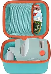 Hard Travel Protective Case for Yoto Player Children's Bluetooth Audio Speaker, Mint Green + Orange, für Yoto Player(3rd Gen), Formal