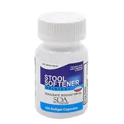 SDA Labs Docusate Sodium ,100 mg ,1000 Softgel Capsules