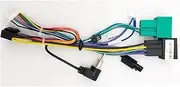 Car Radio CANBus Cable Android Head Unit 16 Pin Power Wiring Harness Decoder Compatible for Orlando 2018 Compatible for Cavalier Onix 2020(Only Cable)