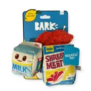 Bark Box Barkfest in Bed Balanced Breakfast Shredded Meat & Milk Multi-Toy XS/S