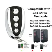 Fadini Astro 43/2, 43/4 Universel Télécommande Duplicateur 4-Channel 433.92MHz