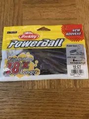 Berkley Power Power Grub Ghost Minnow-Brand New-SHIPS N 24 HOURS