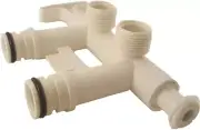 7129871 - Water Softener Bypass Valve with Threaded Adapters