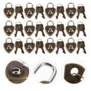 small metal padlock Mini Padlock Luggage Locks with Keys Diary Padlock Drawer