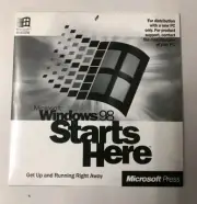 Vintage Microsoft Windows 98 Start Here Software Installation Disc UNTESTED