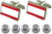 [Select Gifts] Shirt Dress Studs Antwerp City Belgium Flag Cufflinks
