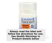 Schuessler Tissue Salts Kali Phos Nerve Nutrient 125 Tablets
