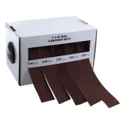 5 Pieces Abrasive Paper Drawable Roll Sandpaper Boxed with Dispenser Save for