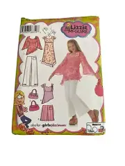 Simplicity 4722 Plus Size Bias Dress Tunic Pants Shorts Girls 8 1/2 16 1/2 Uncut