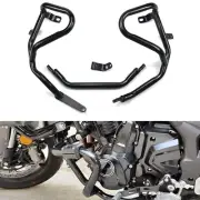 Carbon Steel Engine Guard Crash Bar For Benelli TRK702 TRK702X 2022-2023 Black