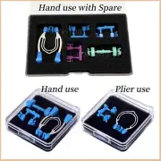 Dental Sectional Contoured Matrices Clamps Wedges Spring Forming Clip Ring Kit