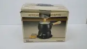 Kitchen Concepts Black Fondue Pot Set