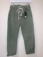 One Teaspoon Safari High Waist Wide Leg in Super Khaki Womens Size 25