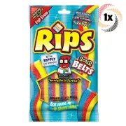 1x Bag Rips Sour Belts Flavored Bite Size Licorice Pieces Fat Free Candy | 3.5oz