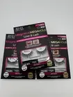 Eyelashes Ardell Magnetic MEGAHOLD Invisiband Liner & Lash Kit 054. **3 Pack*