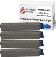 a Set BCMY Compatible Toner Cartridge for OKI 44059240 44059239 44059238 44059237 (9,500/10,000(BK/CMY) Pages) for OKI MC860