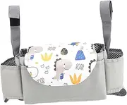 SWOOMEY Baby Stroller Organiser Stroller Accessories Bag on Storage for Diapers Bottles Toys Pram Accessories Polyester Material Easy to Clean