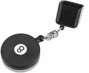 GALPADA 2Pcs Retractable Billiard Chalk Holder Durable Snooker Clips for Pool Chalk Convenient Belt Clip Design and Styles for Home and Commercial Use