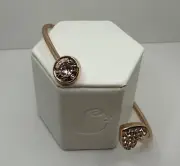 Origami Owl Rose Gold Heart Bangle Adjustable Bangle Bracelet BR6011
