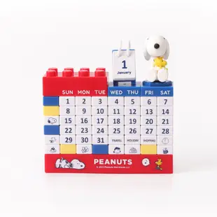 Peanuts史努比萬年曆- Norns Original Design正版授權 月曆日曆 DIY公仔積木萬年曆