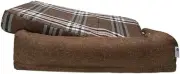 Memory Foam Pet Beds for Small Dogs Cats - 2 in 1 Orthopedic Dog Bed, Foam Sofa