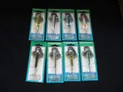 8 x Tasmanian Devil Lures in discontinued packaging. Wigston, Tassie