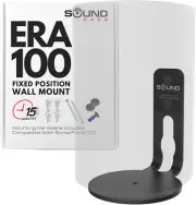 ERA100 Wall Mount Bracket, Low Profile, Black, Single Unit, Compatible with Sono