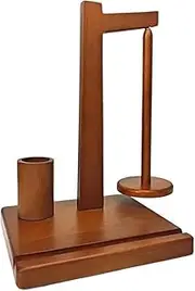 [HHWRT] Yarn Rack, Wooden Yarn Holders, Handmade Crochet Spinning Yarn Holder, Yarns Holder Spinner, Yarn Holder Spinner for DIY Crafts, Space-Saving Design for Craft Rooms or Home Use