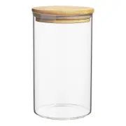 Pantry Round Glass Canisters Set of 3 Size 17.5cm by Ecology