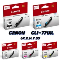 在飛比找蝦皮購物優惠-(含稅) Canon CLI-771XL 高容量原廠墨水匣 