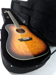 Haze Ultra-Lightweight Acoustic Guitar Hard Foam Case w/Shoulder Strap HPAA19A0