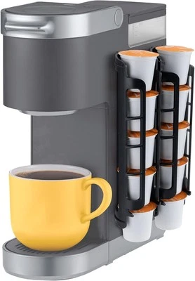 STORAGENIE K Cup Holders, Coffee Pod Holders for 2 Pack /For 10 K-Cups, Black