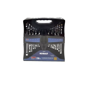Kobalt 28 piece Combination Wrench Set #4890588 SAE / METRIC New