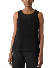 Eileen Fisher Cotton Round Neck Sweater