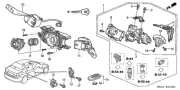 Genuine Acura Key Blank (Immobilizer) (Main) (A-MarkSilver) 35113-SEC-A01