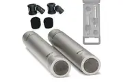 2PK Samson C02 Condenser Pencil Microphones Clip Case Stereo Studio Recording