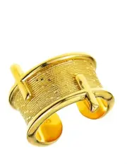 [Mocha] Gregio Funky Metal/Matte Art Yg Ring in Gold