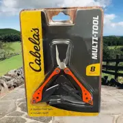 Cabela’s Multitool 8 Tools In 1 with Nylon Case Brand New