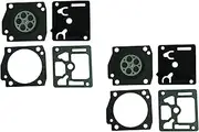 Carburetor Gasket and Diaphragm Kit Replaces ZAMA GND-65 For ZAMA C3-EL17 C3-EL18 C3-EL32 HUSQVARNA 346XP 350 340 345 P901 ChainSaw (Pack of 2)