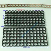 6X13 18650 18500 Spacer Frame Holder Ni plated steel strip
