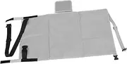 Kids Airplane Footrest, Ergonomic Children Travel Airplane Seat Extender Provides Leg Support Inflatable Travel Bed Carrying Bag (Gray)