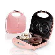 Mini Donut Maker Machine for Kids – Electric Non-Stick Surface, Bakes 2 Mini Dou