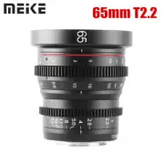 Meike 65mm T2.2 MF Cinema Lens for X/E/RF/M43 Olympus Panasonic M4/3 mount BMPCC